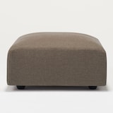 麻綿平織ユニットソファオットマン・大・幅７７ｃｍ用カバー／ＢＲ