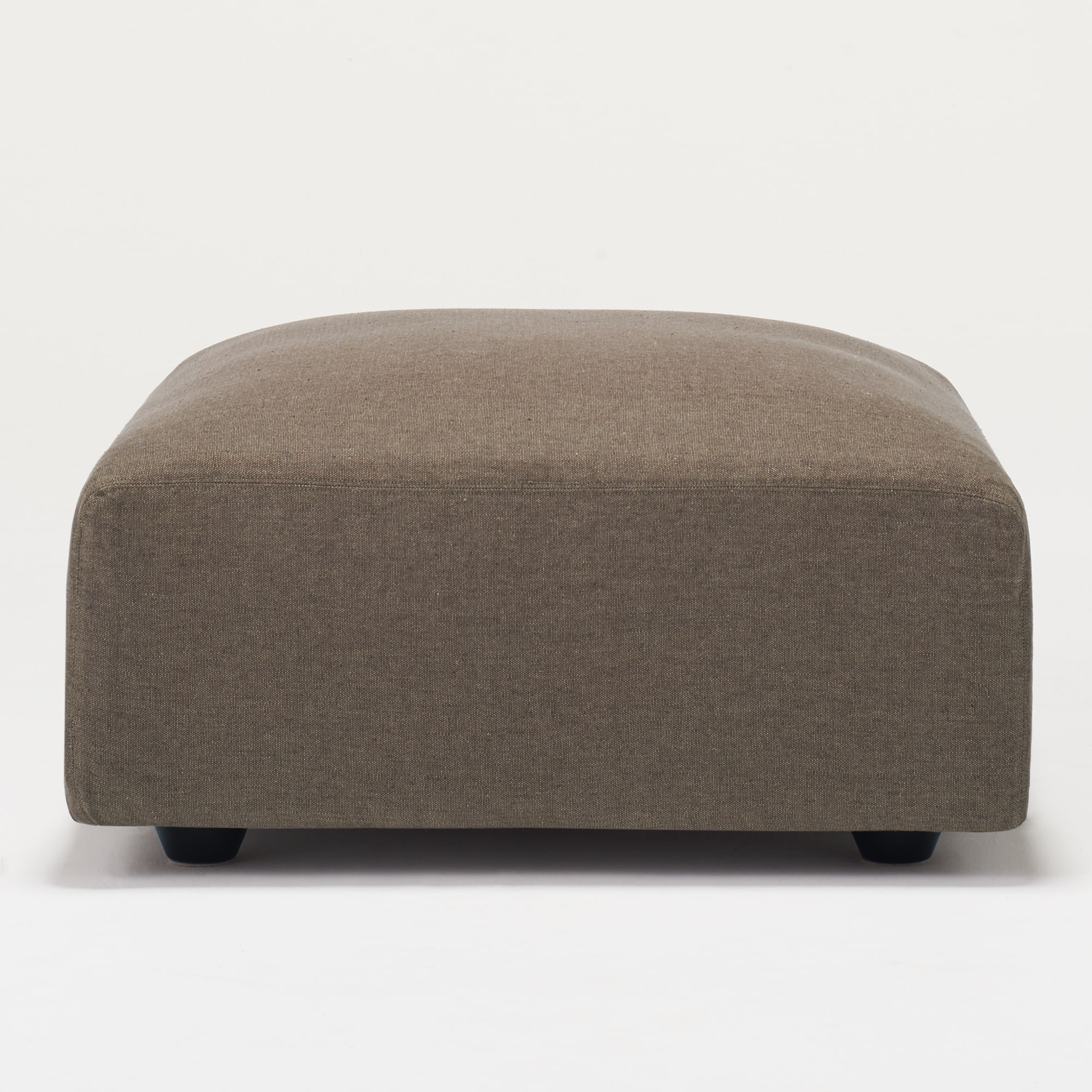 麻綿平織ユニットソファオットマン・大・幅７７ｃｍ用カバー／ＢＲ