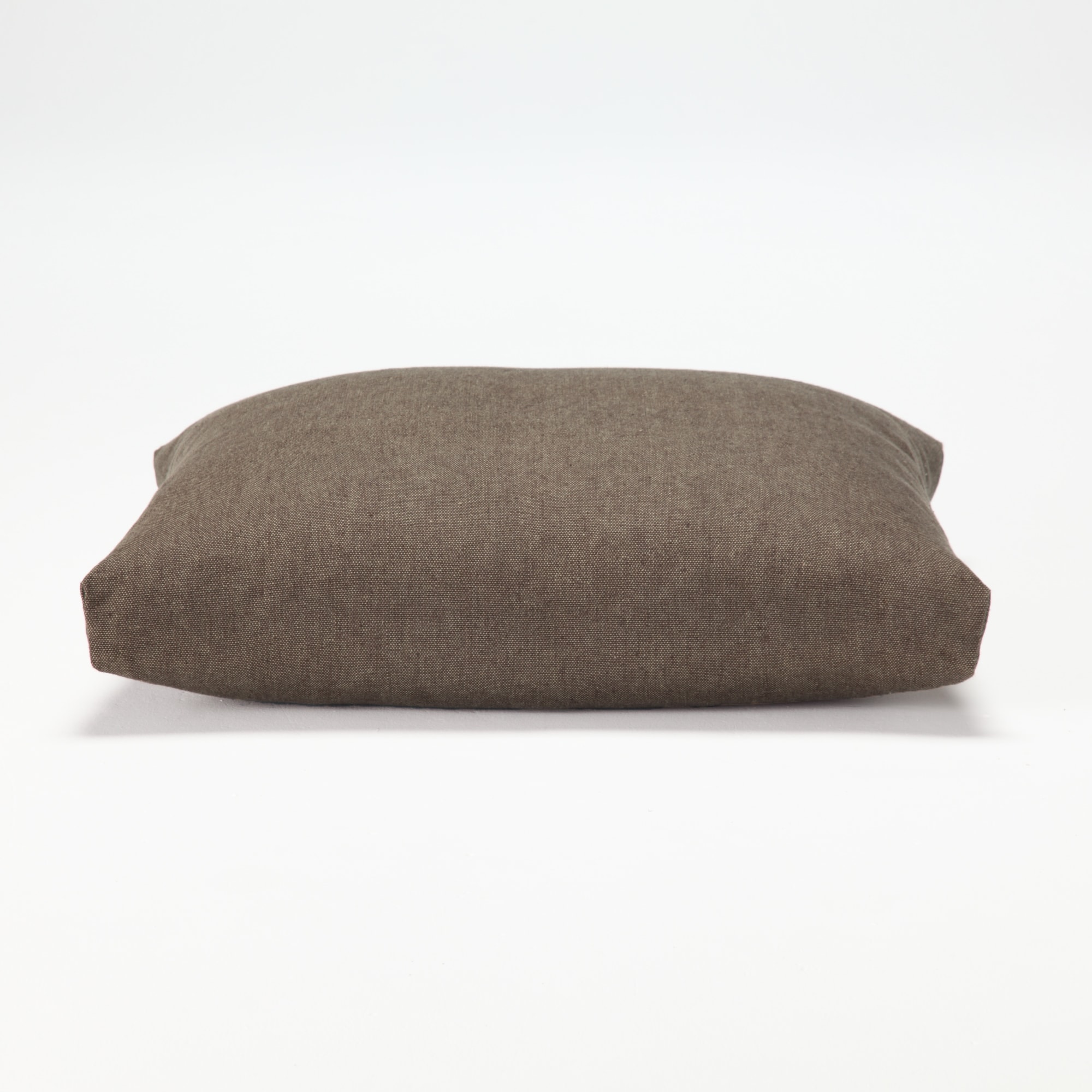 麻綿平織ユニットソファ用羽根クッションカバー／ＢＲ