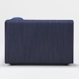 綿デニムユニットソファアーム付・大・幅９８ｃｍ用カバー／ブルー