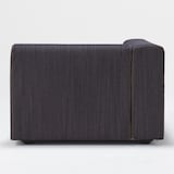 綿デニムユニットソファアーム付・大・幅９８ｃｍ用カバー／ネイビー