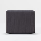 綿デニムユニットソファアームレス・大・幅７７ｃｍ用カバー／ネイビー