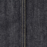 綿デニムユニットソファアームレス・大・幅７７ｃｍ用カバー／ネイビー