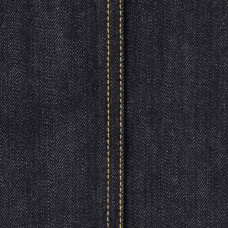 綿デニムユニットソファオットマン・大・幅77cm用カバー／ネイビー  