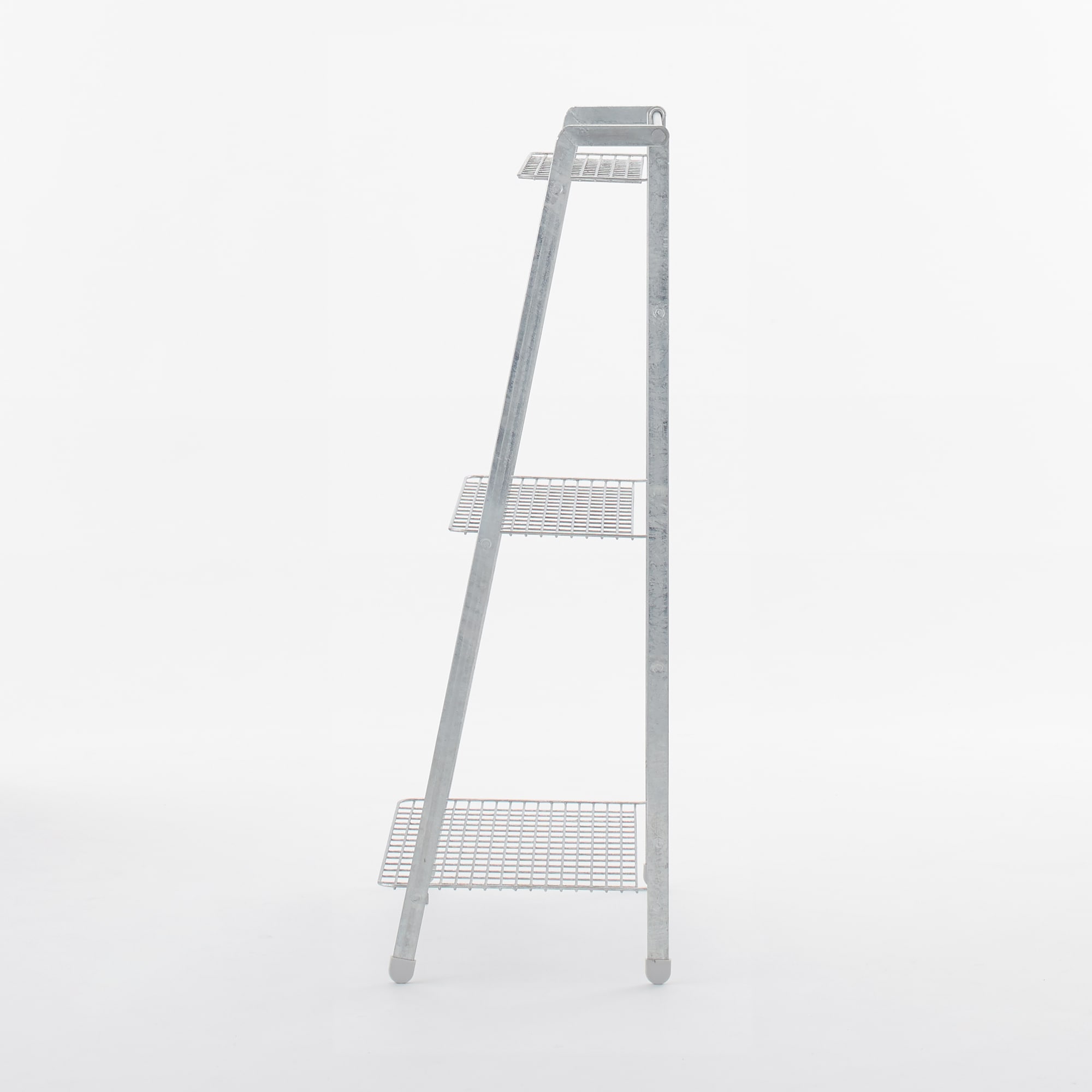 溶融亜鉛ガーデンシェルフ・３段折りたたみ式