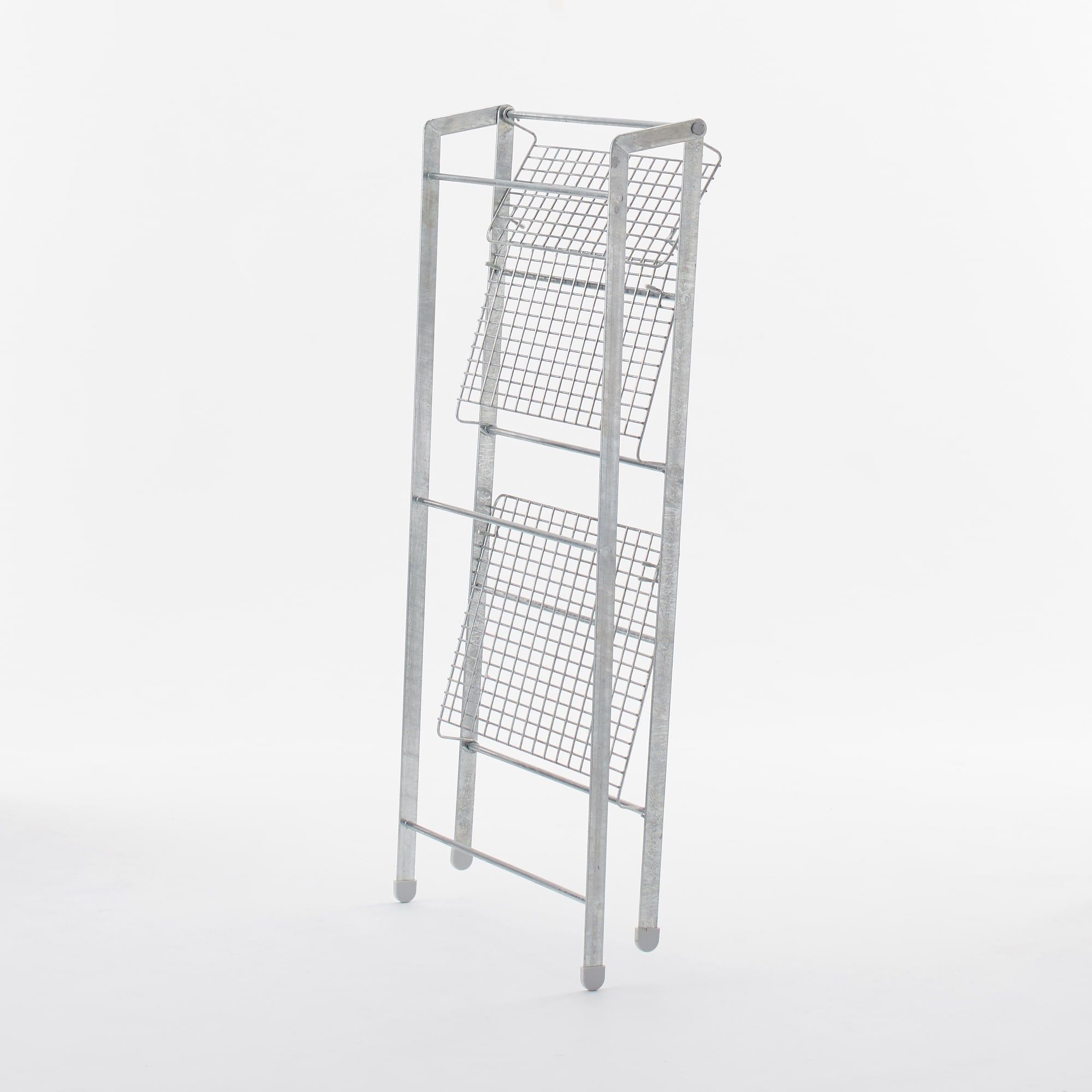 溶融亜鉛ガーデンシェルフ・３段折りたたみ式