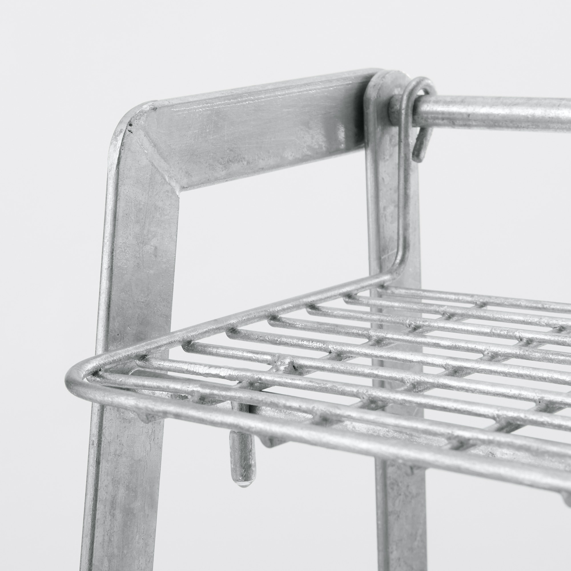 溶融亜鉛ガーデンシェルフ・３段折りたたみ式