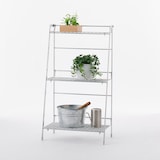 溶融亜鉛ガーデンシェルフ・３段折りたたみ式