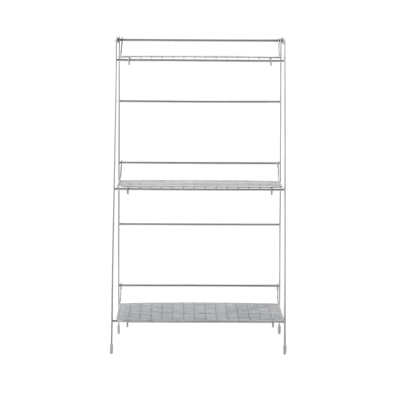 溶融亜鉛ガーデンシェルフ・3段折りたたみ式 | 無印良品 