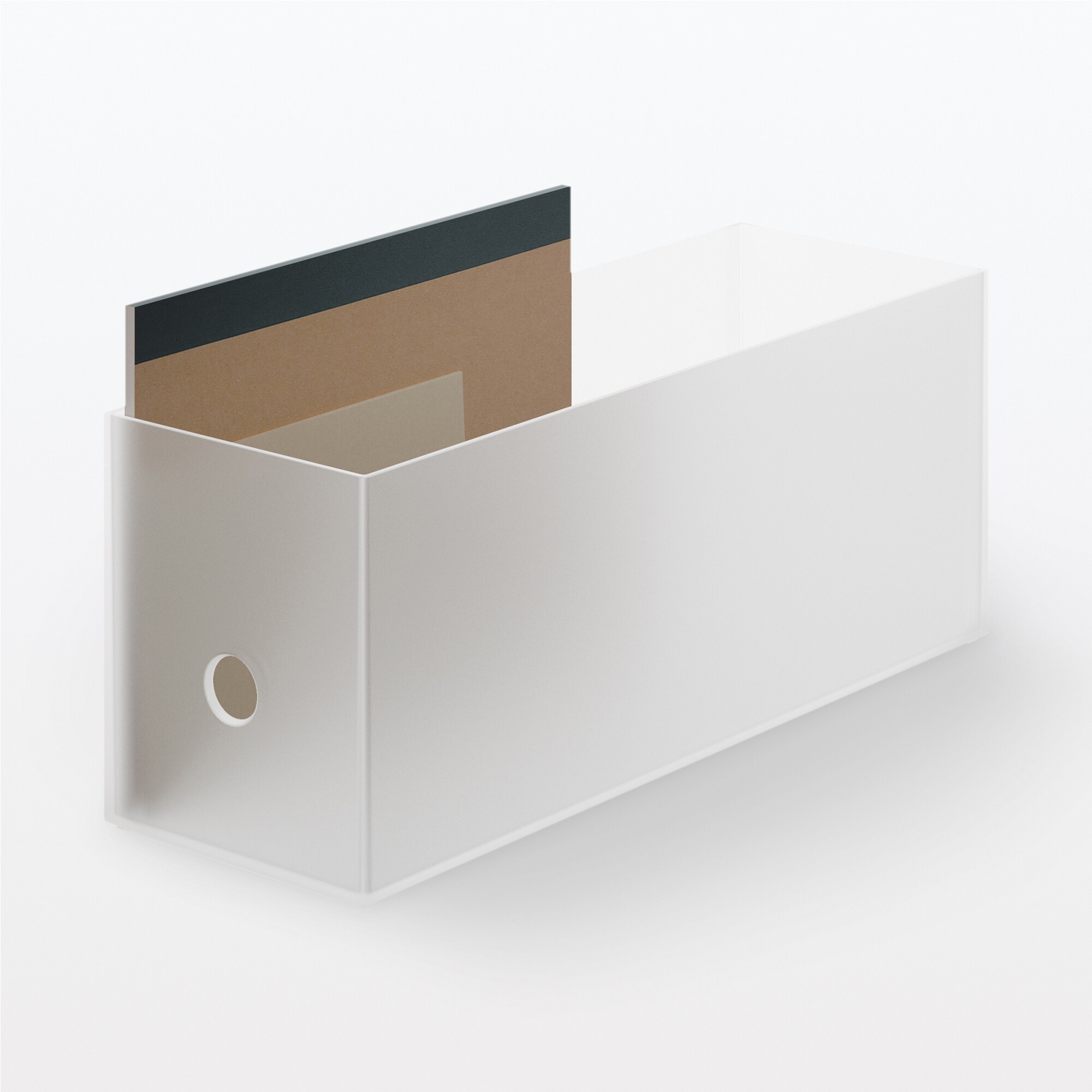 ポリプロピレンファイルボックス・スタンダードタイプ・1／2 | 無印良品