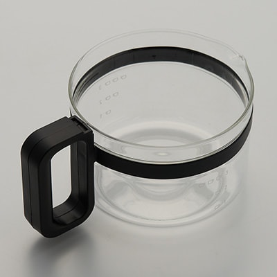 【パーツ】豆から挽けるコーヒーメーカー　ガラス容器（ふた含まず）
