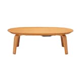 楕円こたつ・小・本体・タモ材曲木脚・フラットヒーター／ナチュラル