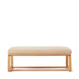 綿シェニールリビングでもダイニングでもつかえるベンチ・１用カバー／ライトグレー