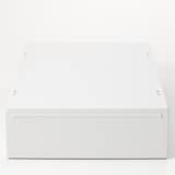 ポリプロピレンケース・引出式・薄型・縦・ホワイトグレー