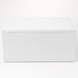 ポリプロピレンケース・引出式・横ワイド・深型・ホワイトグレー