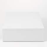 ポリプロピレンケース・引出式・横ワイド・薄型・ホワイトグレー