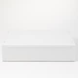 ポリプロピレンケース・引出式・横ワイド・薄型・ホワイトグレー