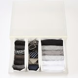 高さが変えられる不織布仕切ケース・小・２枚入り