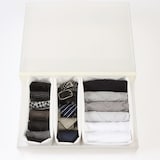 高さが変えられる不織布仕切ケース・大・２枚入り