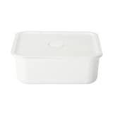 ポリプロピレン保存容器になるバルブ付弁当箱・白