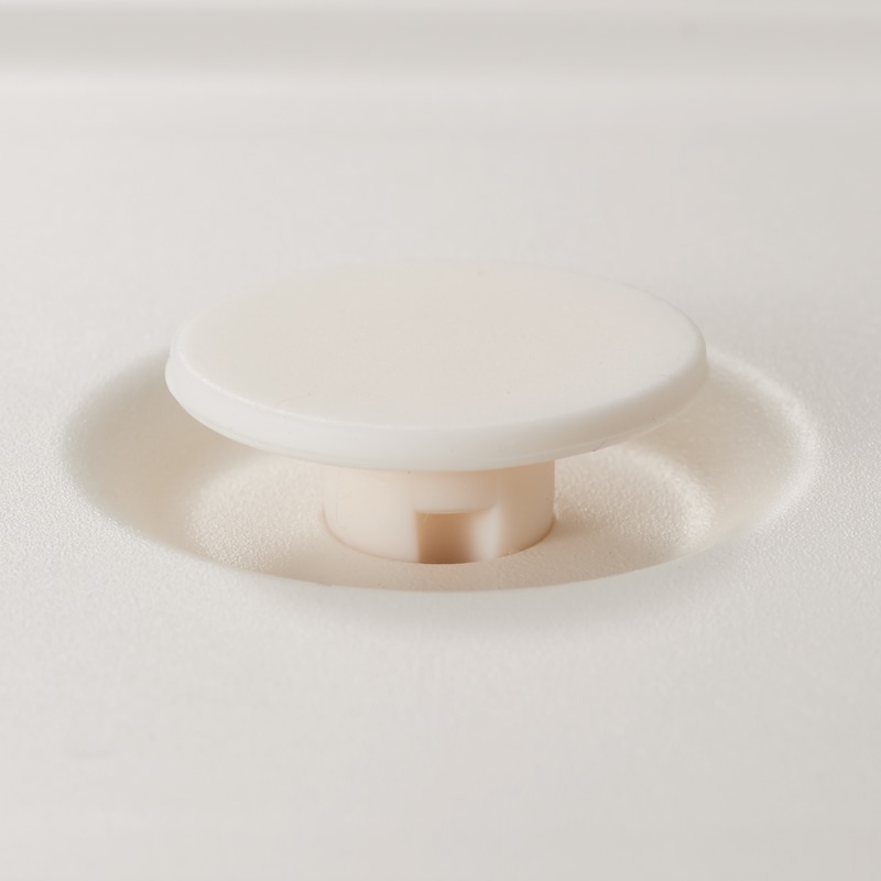 ポリプロピレン保存容器になるバルブ付弁当箱・白