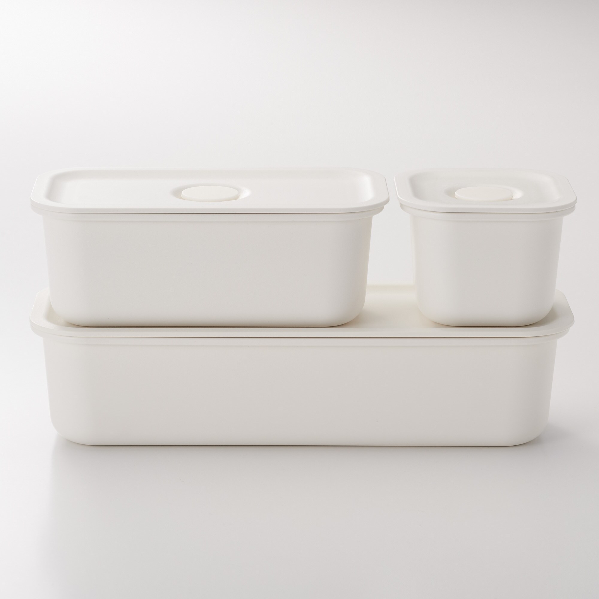 MUJI 無印良品 白磁保存容器 大中小セット MUJI 無印良品 白磁保存容器 大中小セット 無印良品 白磁保存