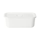 ポリプロピレン保存容器になるバルブ付弁当箱・白