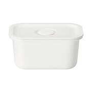 ポリプロピレン保存容器になるバルブ付弁当箱 白 レクタングラー 約325ml ランチボックス 巾着袋 通販 無印良品