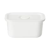 ポリプロピレン保存容器になるバルブ付弁当箱・白