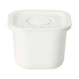 ポリプロピレン保存容器になるバルブ付弁当箱・白