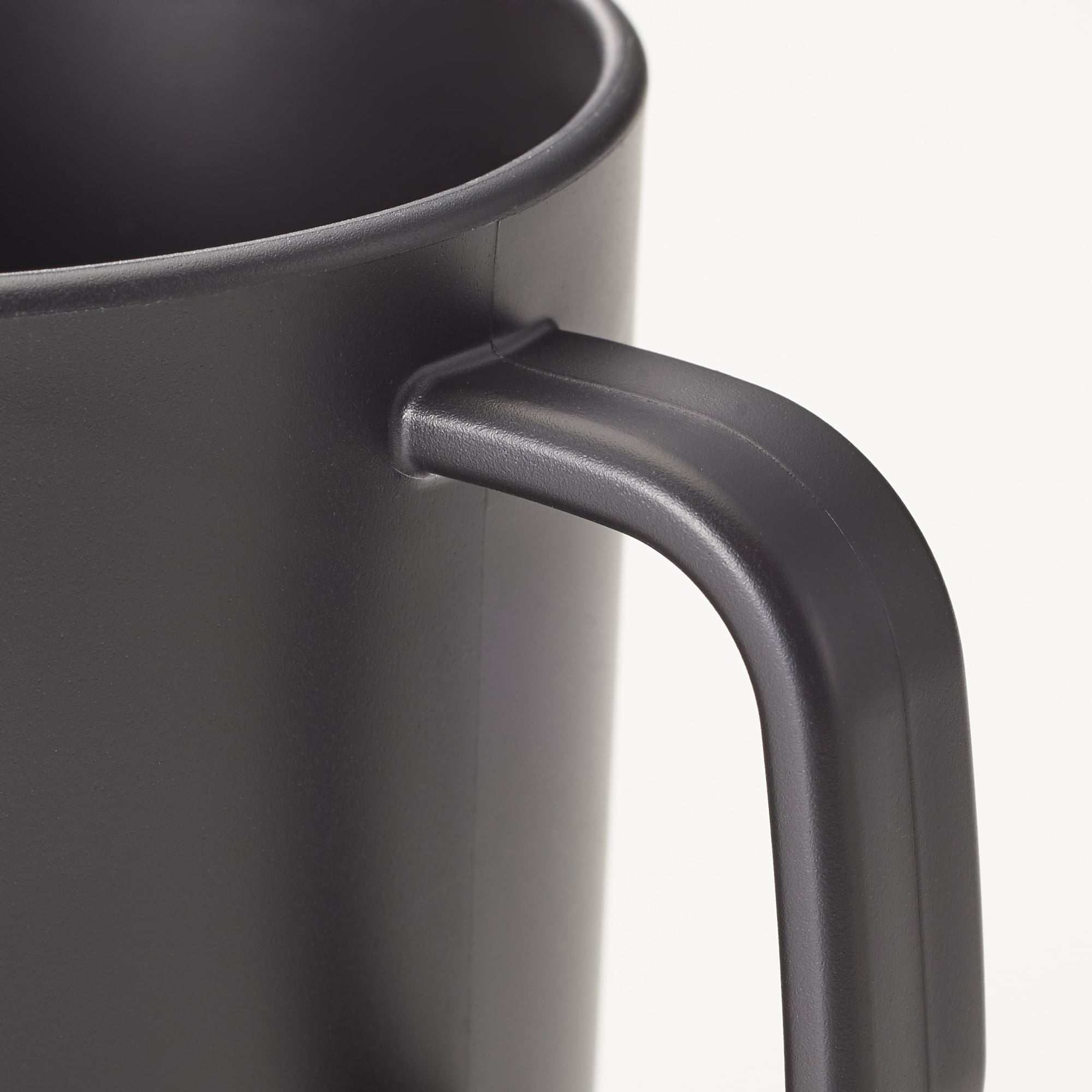 ポリプロピレンふた付きマグカップ・黒 | 無印良品