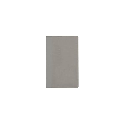 【Ａ６スリム】上質紙　スリムノート・横罫縦ドット　ライトグレー・４０枚