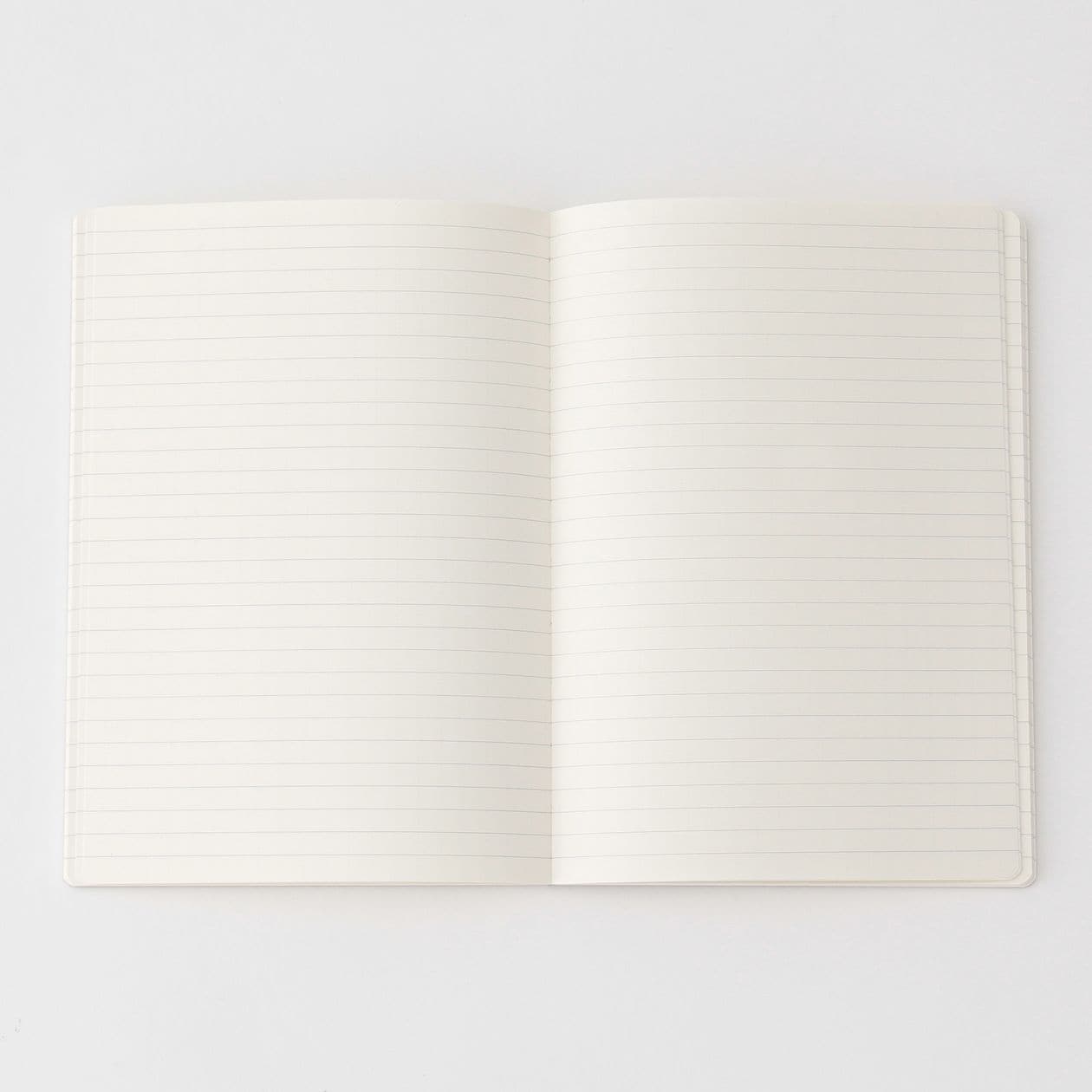 上質紙　フラットに開くノート