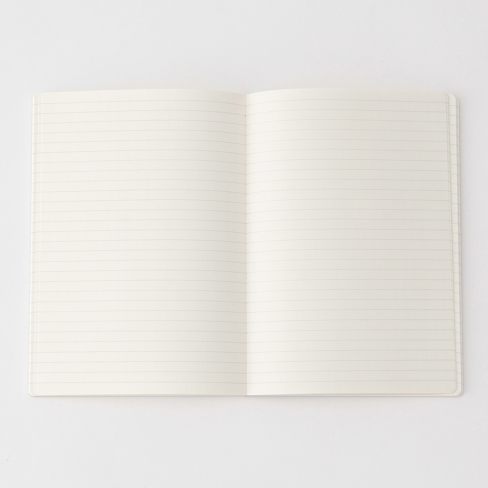 上質紙　フラットに開くノート