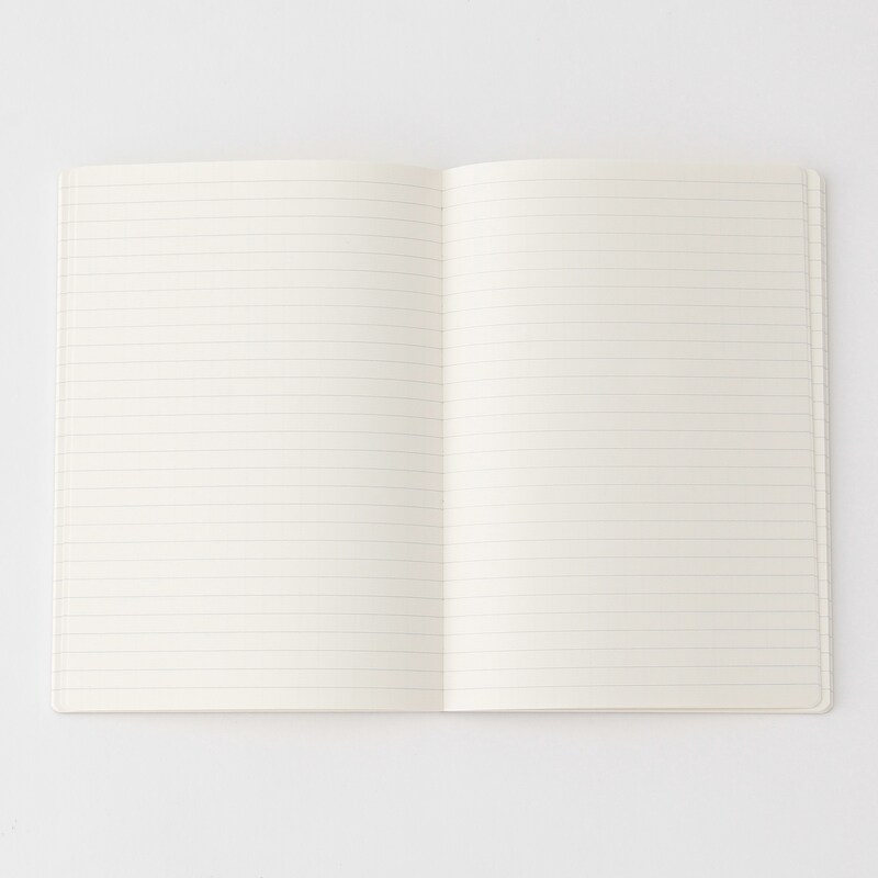 上質紙　フラットに開くノート