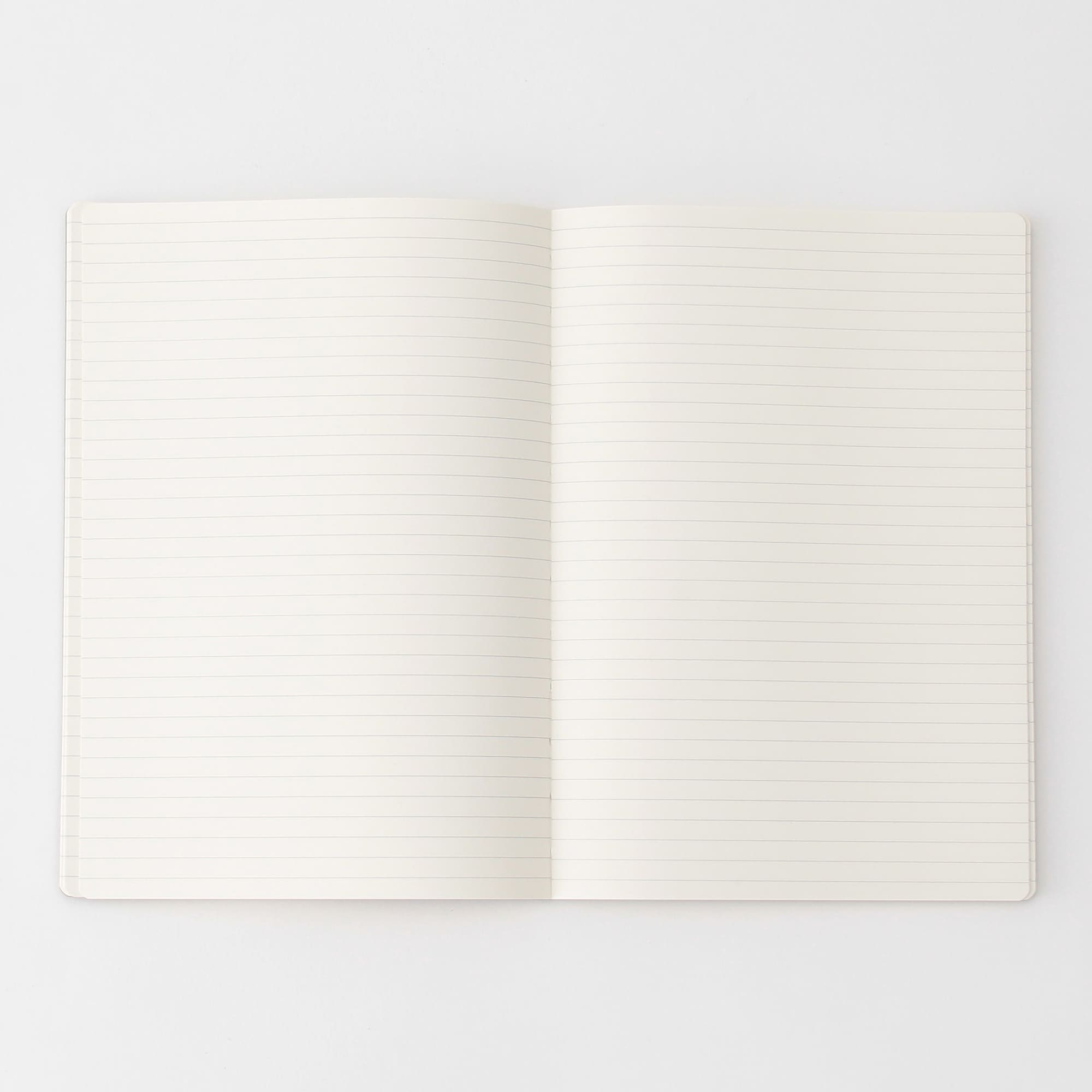 上質紙　フラットに開くノート
