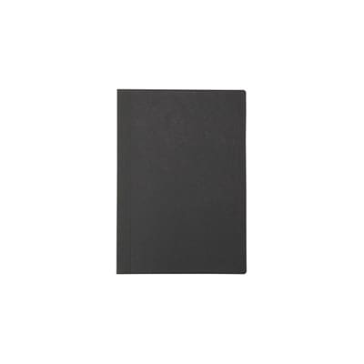 【Ｂ６】上質紙　フラットに開くノート　横罫・８０枚・黒