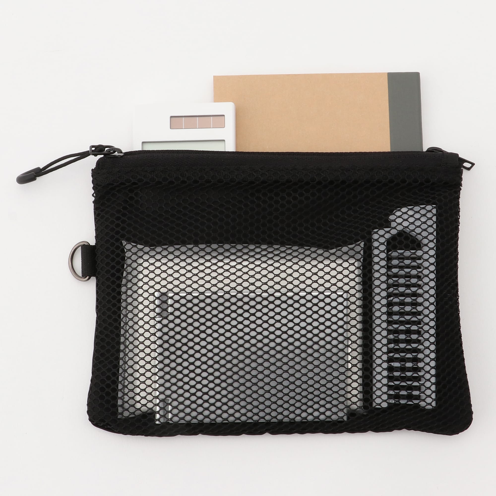 ポリエステルダブルファスナーケース・M | 無印良品