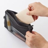 ポリエステルダブルファスナーケース・Ｍ