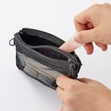 ポリエステルダブルファスナーケース・Ｓ