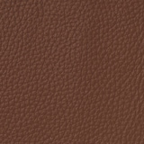 ソファ本体ヘッドレスト・３シーター用革カバー／茶