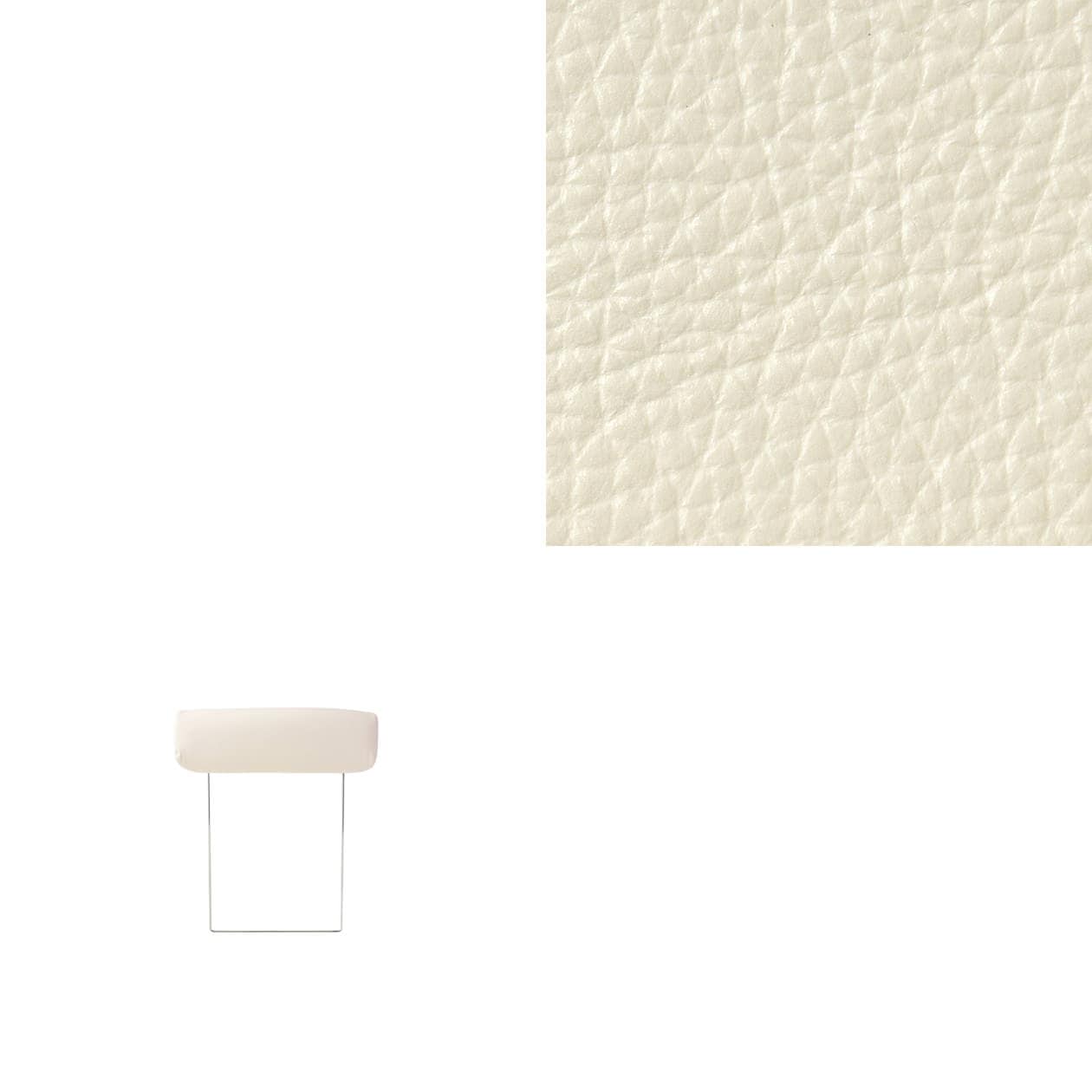 ソファ本体・ヘッドレスト・２シーター用革カバー／白