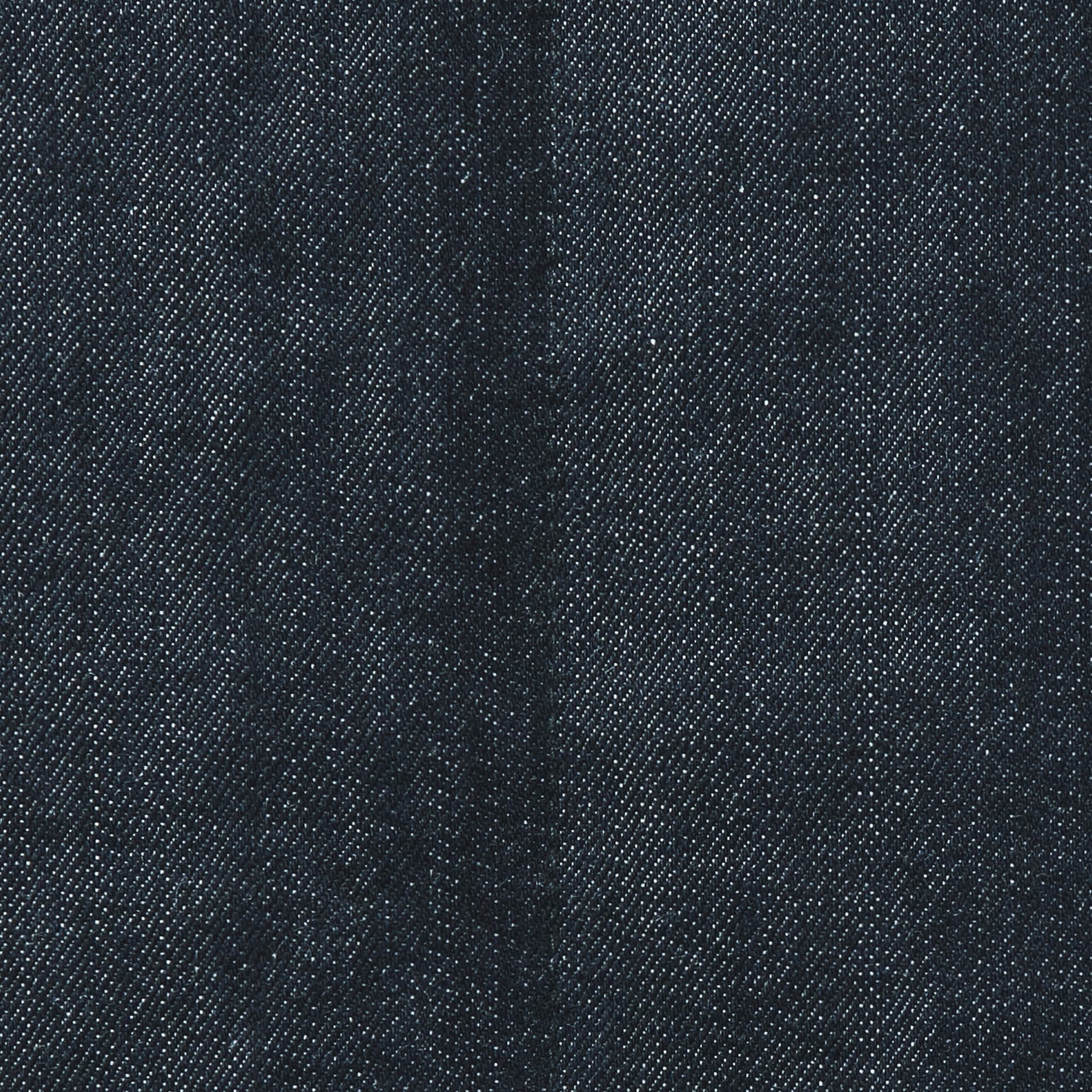 洗いざらしの綿デニム脚付マットレス用カバー・シングル・ネイビー