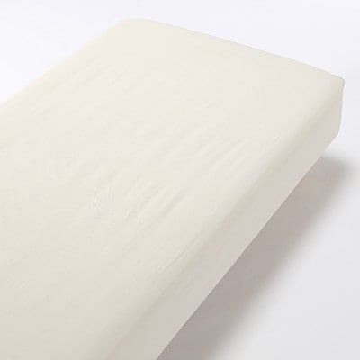 オーガニックコットン洗いざらしボックスシーツ・Ｑ／生成