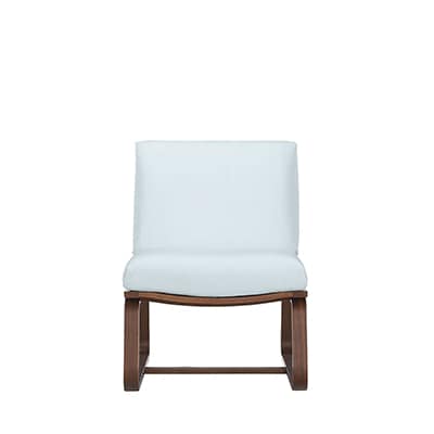 リビングでもダイニングでもつかえるソファチェア（モールドクッション仕様）・ＷＮ材（カバー別売り）