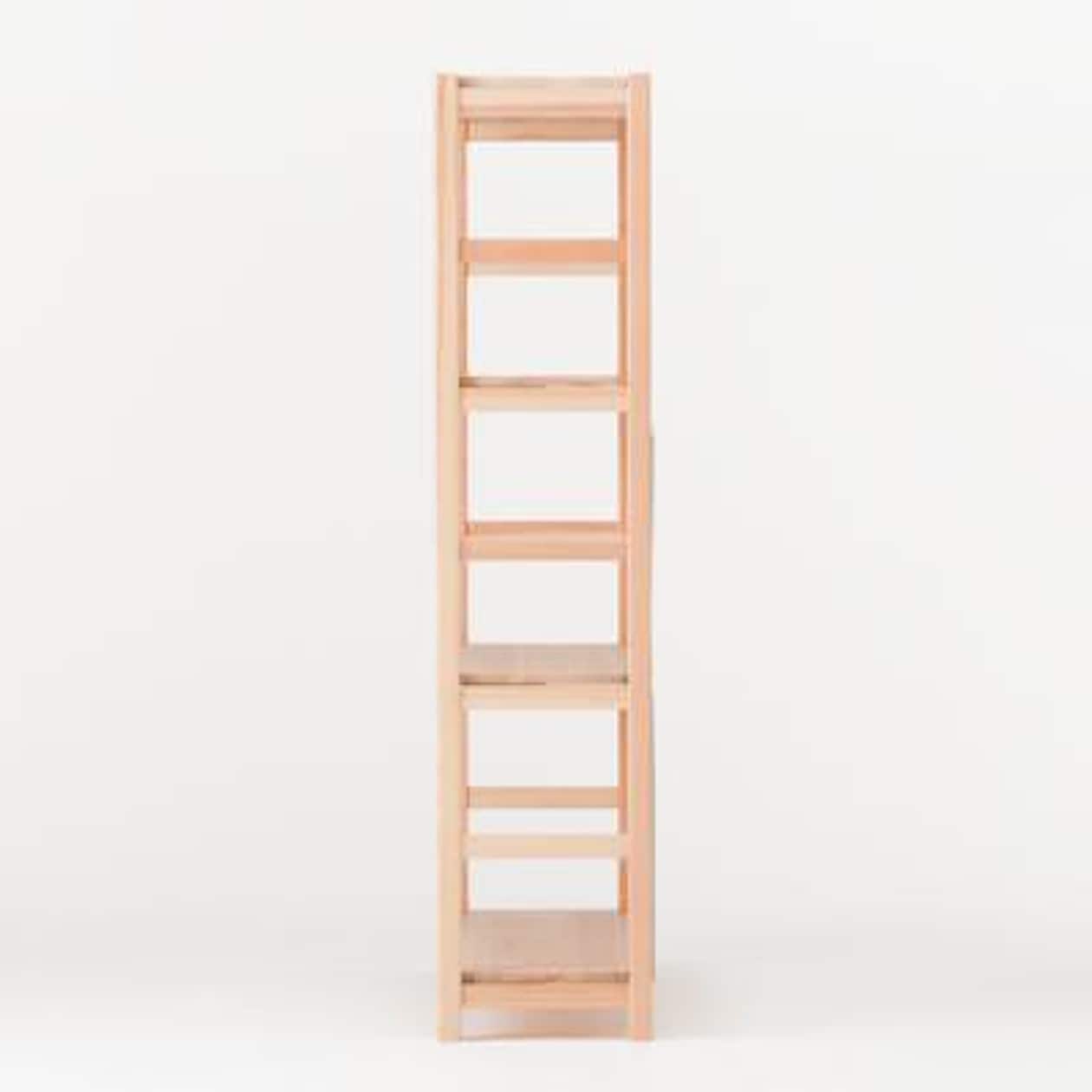 パイン材ユニットシェルフ奥行２５ｃｍタイプ・８６ｃｍ幅・中 | 無印良品