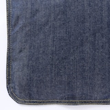 綿デニムハイバックリクライニングソファ・オットマン用カバー／ブルー