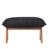 綿デニムハイバックリクライニングソファ・オットマン用カバー／ネイビー