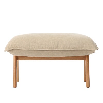 綿シェニールハイバックリクライニングソファ オットマン用カバー ライトグレー ハイバックソファ オットマン用 リクライニングソファ 通販 無印 良品