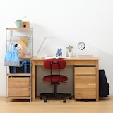 ワーキングチェア・ガススプリング昇降式（赤）